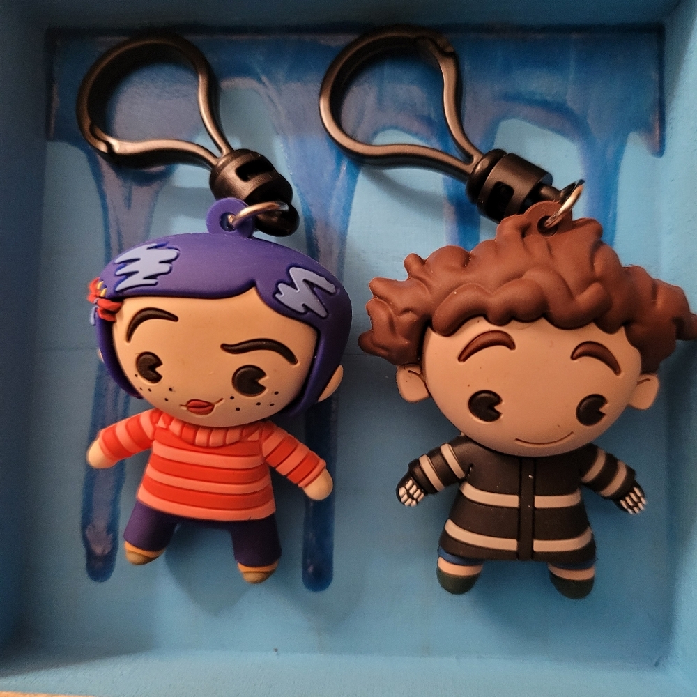 Coraline + Wybie Funko Keychine
